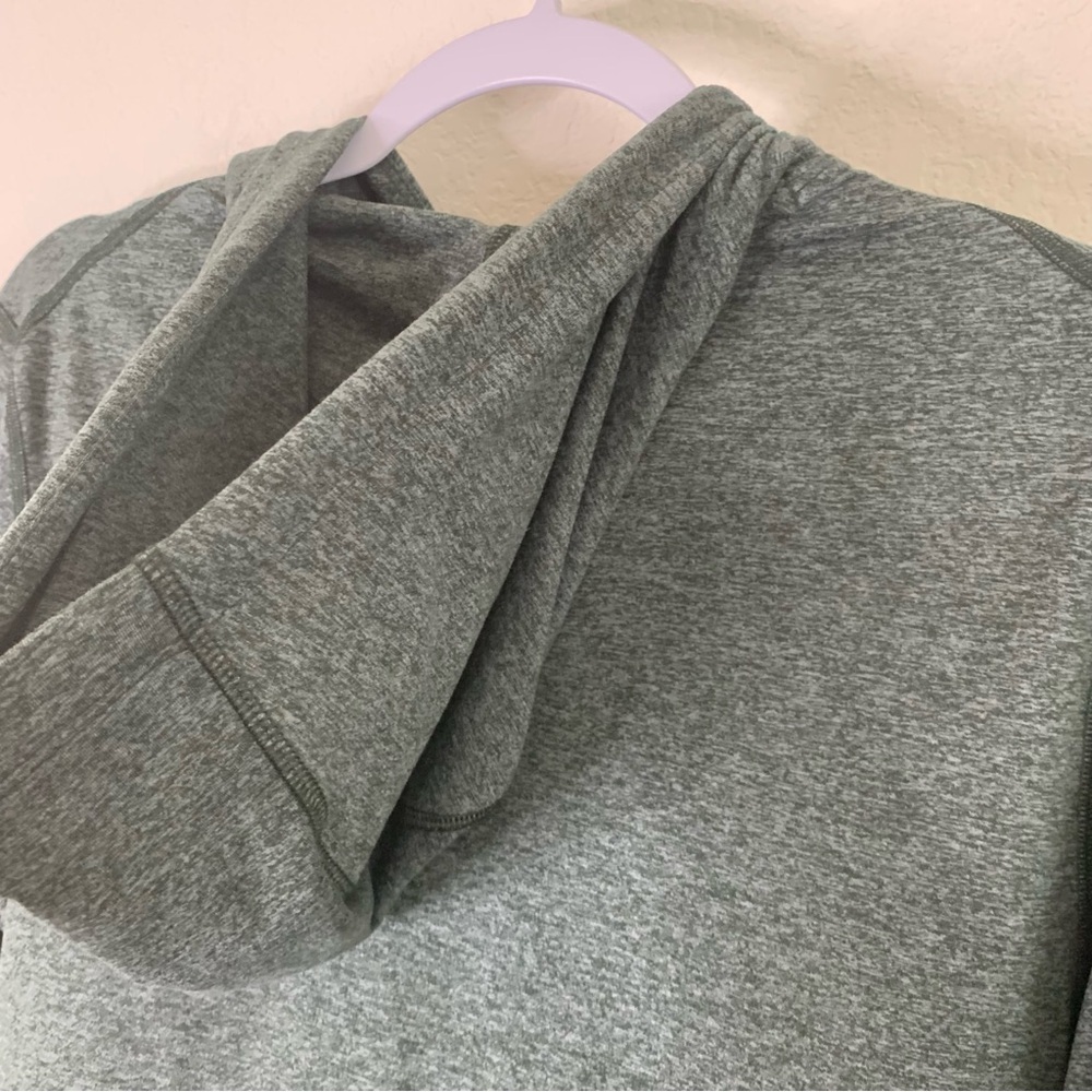 Lululemon Mens green soft jersey pull over hoodie S - Picture 8 of 9